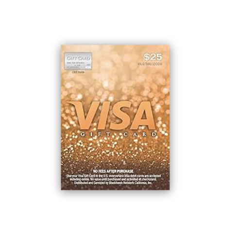 $25 Visa Gift Card