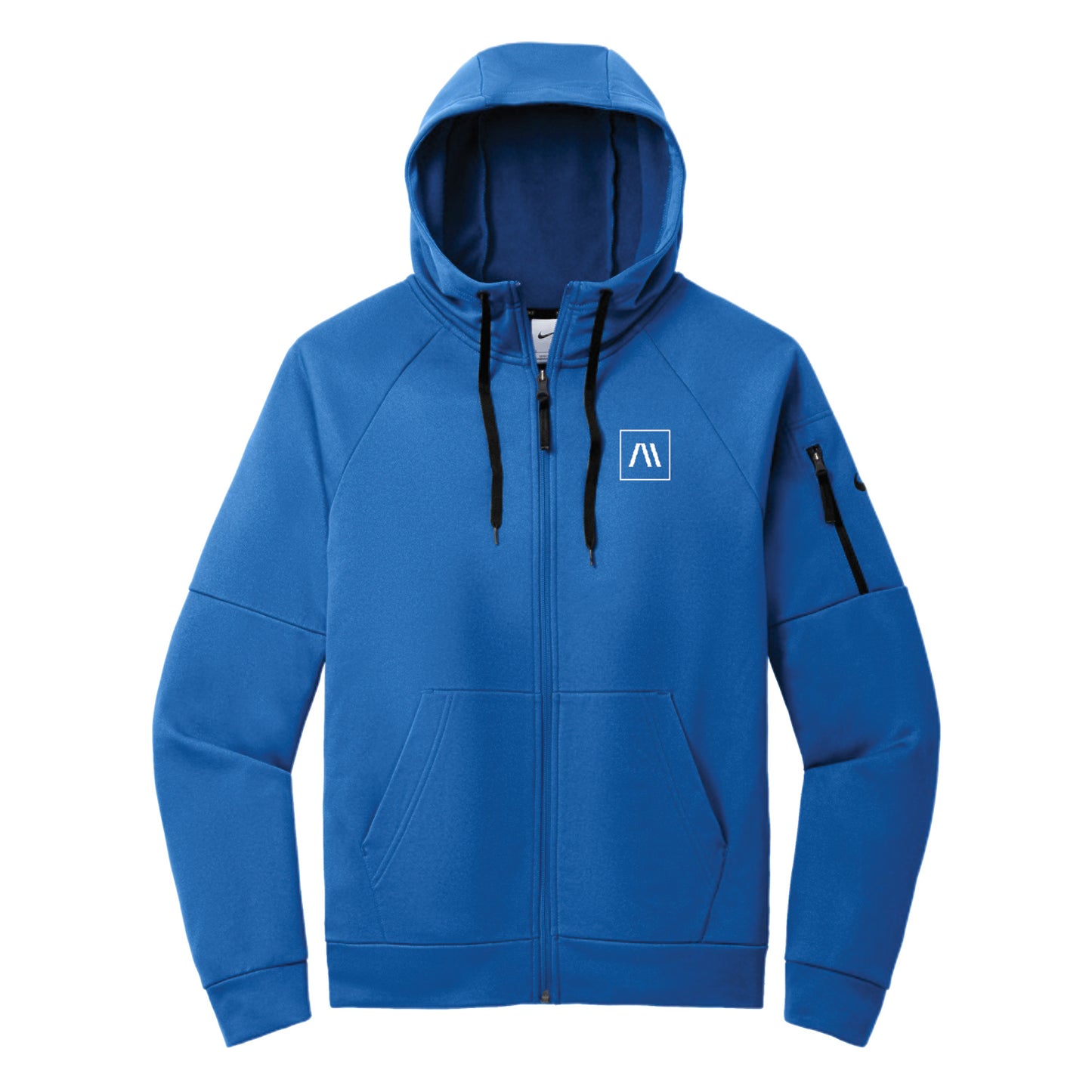 Nike Therma-FIT Pocket Full-Zip Fleece Hoodie - Game Royal